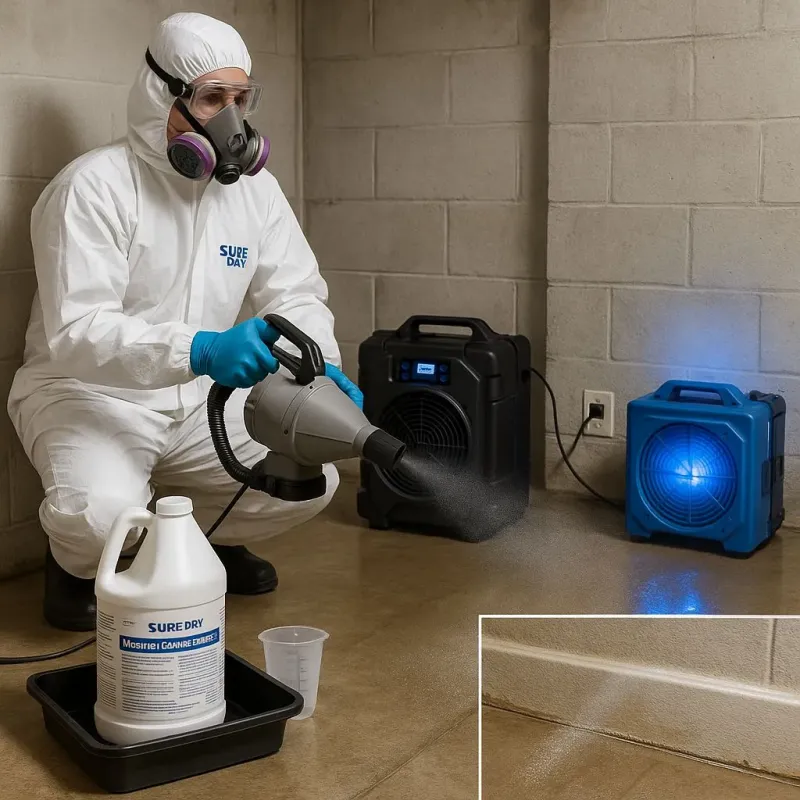 Sanitization and Odor Removal process in Harrisville, UT